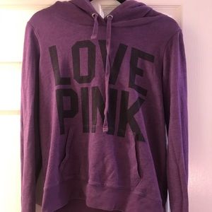 Purple M Victoria Secret Pink Hoodie Pullover